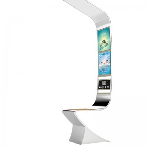 Suosituin älykkään aurinkokampanjakatu mainonta puinen huonekalupenkki metallikehyksellä