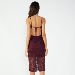 Pitsi kankaasta Balochi Women Night Seksikäs läpinäkyvä mekko