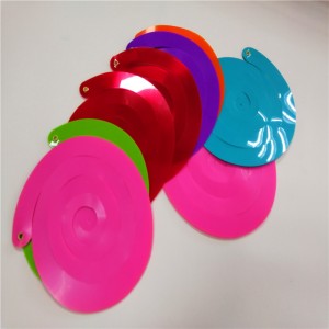 Foil Swirl -juhlakoristeet ilmapallo roikkuu