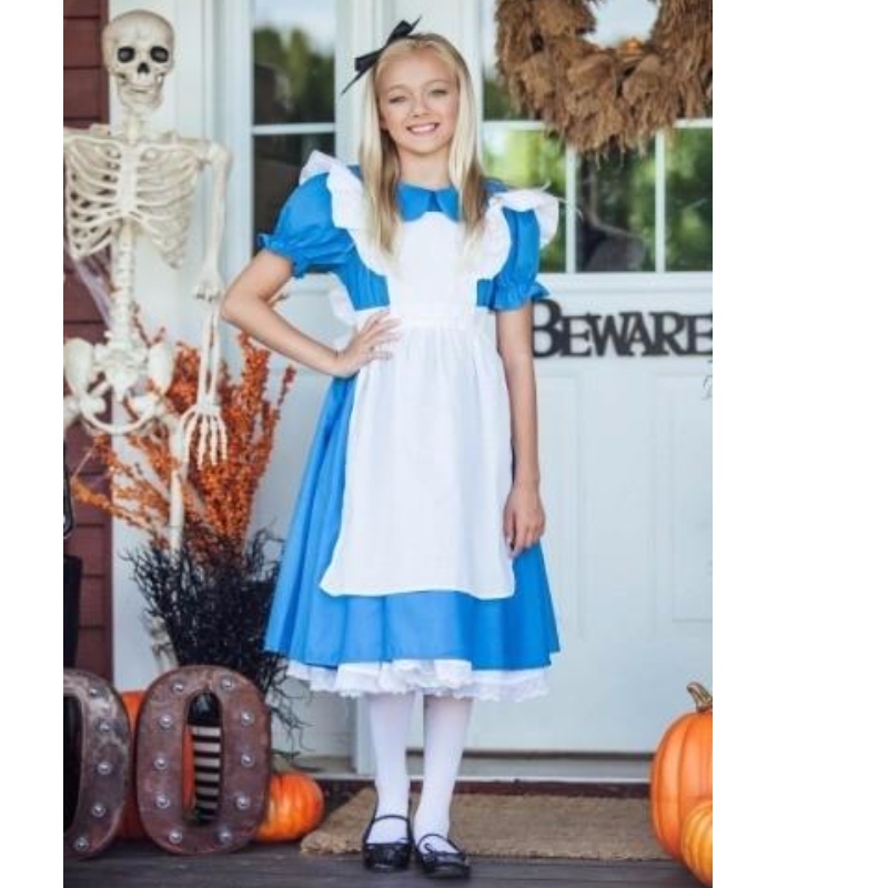 Loma / karnevaali teini-ikäinen tyttö halloween puku lapsi Deluxe Alice Mekot