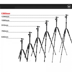 DIat AM225A + KH10 Professional-videokamerajalusta - Kevyt alumiini-magnesiumseoskamerajalusta