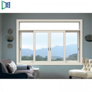 Alumiini-liukuikkunat tai pinoikkunat, joissa jauhemaalausharmaa ja musta fo Resdentrail- sekä liikerakennukset