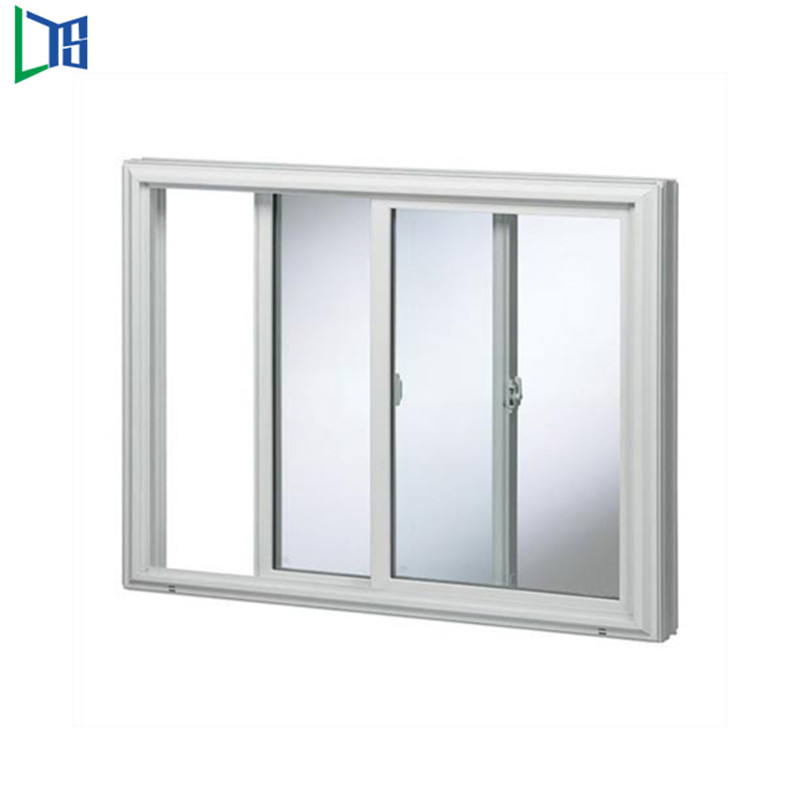Alumiini-liukuikkunajärjestelmä Alumiini-push-pull-ikkuna, jossa alumiini-ikkunakehys, kaksinkertainen lasitus