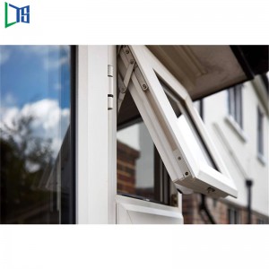 As2047 Australia Standard -hieno hieno kaksoislasitettu alumiini-markiisi-ikkuna, jossa hyvä metalliverkko