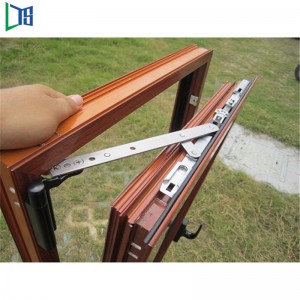 Huippulaatuiset kaksoislasitetut avautuvat alumiini-kallistus- ja kääntöikkunat modulaariseen kotiin