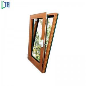 Alumiini-kallistus- ja kääntöikkunat, joissa on uusi teräsverkolla suunniteltu ja anodisoidut viimeistelty 2019-ikkuna