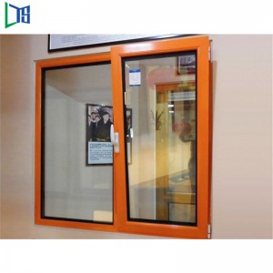 Korkealaatuinen Kiinan huipputason toimittaja Lämpöeristetty alumiini-kallistus- ja kääntöikkuna Residence-kaksoislasille