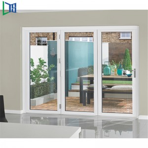 Ulkopuolinen taitto-ovilaitteisto Teollisuusalumiini-taitto-ovi alumiini-ikkunaovi