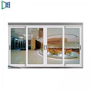 LYS 120 nosto- ja liukuovi kaksoislasituksella ylelliselle talon residenssijauhemaalille viimeistelty