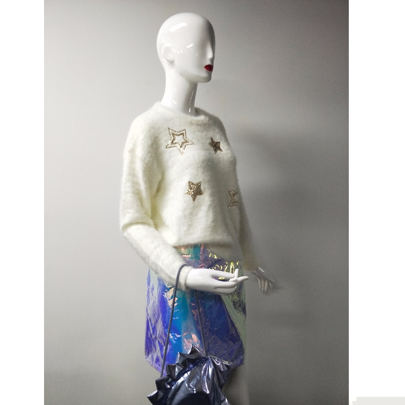 VALKOINEN villapaita RLWS0003F