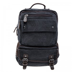 17SC-6571M tervetuloa OEM: n 15-vuotiaan tehtaan ympäristöystävälliseen kestävään 15,6-17,3 tuuman suurikapasiteettisiin miehiin mukautettuja reppuja vintage-kankaalle