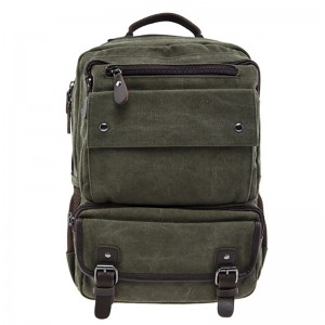 17SC-6571M tervetuloa OEM: n 15-vuotiaan tehtaan ympäristöystävälliseen kestävään 15,6-17,3 tuuman suurikapasiteettisiin miehiin mukautettuja reppuja vintage-kankaalle