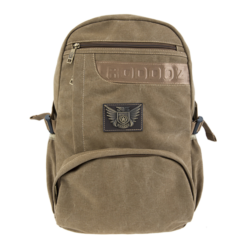 18SC-6806D Kiinan johtava tehdaskestoinen 16oz pestävä kangasmateriaali luonnon kankaasta valmistettu reppu