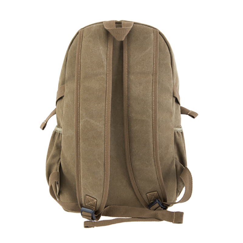 18SC-6806D Kiinan johtava tehdaskestoinen 16oz pestävä kangasmateriaali luonnon kankaasta valmistettu reppu