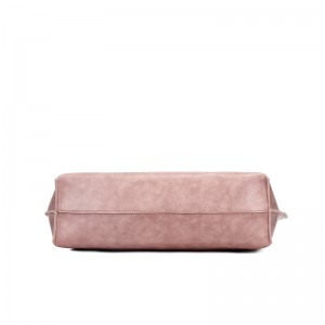 HD0823 - Tehtaalla suoraan myytävät vaaleanpunaiset vihannekset PU-nahka ostoskassit naisille