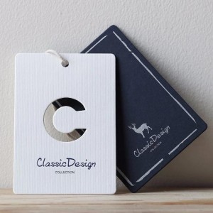 Creative Fashion Clothing -etiketti hangtag mittatilaustyönä 7