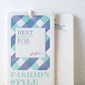 Creative Fashion Clothing etiketti hangtag mittatilaustyönä 11