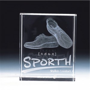 3D-sisäiset kaiverruskristallituotteet