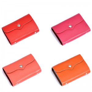 HD0827 - Muokattava aito nahka käyntikortin haltijan henkilökorttiholkki