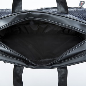 18SG-7031D miesten PU-nahkainen messenger laukku miesten liiketoiminnan kannettavan tietokoneen salkku vetoketju edessä tasku olkapää käsilaukku miehelle