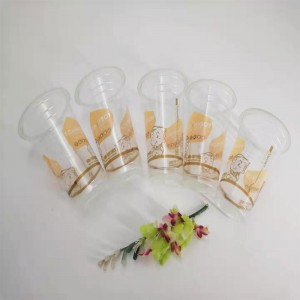 Ruoka-asteen 16oz mukautettu muovi kirkas PET-läpipainopakkaus mehulle