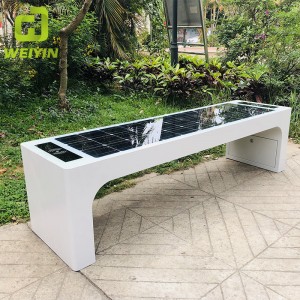 Solar Smart Street -huonekalujen kaupunkien istuimet ulkokäyttöön