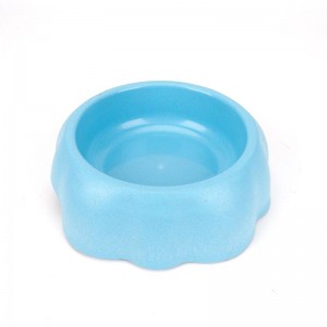 kukkamuotoinen vehnän ja oljen lemmikkikulho, lemmikkieläinten ruokia, kissan koiranruoka-astia