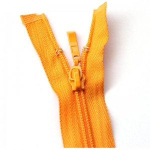 Puuvillatakki avoin pää 70 cm 5 # nylon vetoketju 5