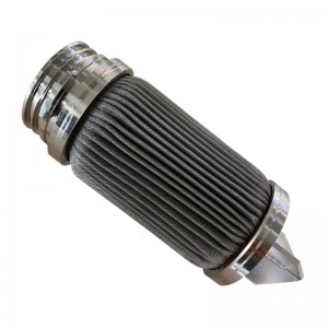 316 ruostumattomasta teräksestä valmistettu lankaverkon suodatin kynttilä