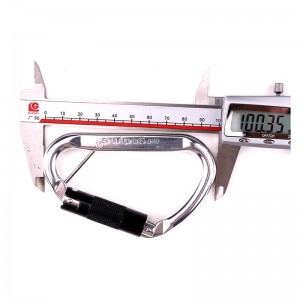 Ilmailu alumiini vuorikiipeily nopea solki ulkona kalliokiipeily karabiini retkeily kunto jooga riippumatto lisävarusteilla alumiiniseos turvakoukku