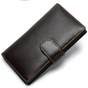 HD0827 - Alkuperäinen OEM-miesten aito nahka, lehmännahka, monikortti lompakot