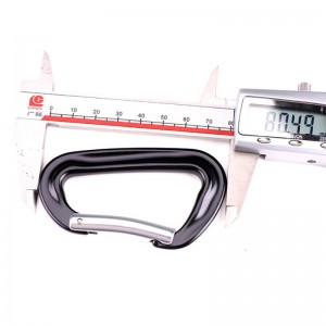 Ulkona koukku kiipeilyleirin päälukko kiipeilyvyölukko monitoimimutteri karabinaatti ulkokäyttöön tarkoitettu pikakiinnityslaite turvalukon havaitsemisreikä d-ruuvi päälukko ilmailun alumiiniseos