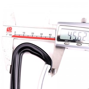 Ulkona koukku kiipeilyleirin päälukko kiipeilyvyölukko monitoimimutteri karabinaatti ulkokäyttöön tarkoitettu pikakiinnityslaite turvalukon havaitsemisreikä d-ruuvi päälukko ilmailun alumiiniseos