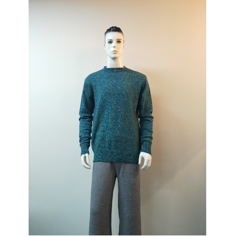 VIHREÄ u0026 SININEN SULJETTU villapaita RLMS0024F