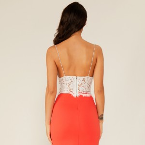 Korkealaatuinen syvä V-naiset Naisten rento seksikäs sifonki Rypytys Camisole