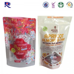 Painettu ja laminoitu suojapussi, jossa on läpinäkyvä ikkuna