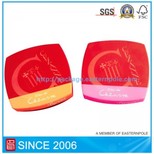 Ylellinen jäykkä suklaakotelo, jossa on yksilöllinen muotoilu