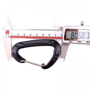 Ulkona koukku kalliokiipeilyleirin päälukko kalliorabiini ulkona nopea lukko nopea putoaminen turvallisuuslukko koetusaukko D ruostumaton teräs jousitanko lukko päälukko ilmailun alumiiniseos