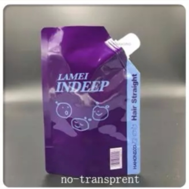 Mukautettu nestemäisen juoman pakkausseloste (Spout Pouch for beverage or detergent)