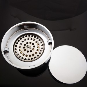 Kylpyhuone messinki pyöreä lattia piilotettu suihkuhuone viemäriin