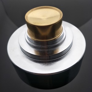 Kylpyhuone messinki pyöreä lattia piilotettu suihkuhuone viemäriin