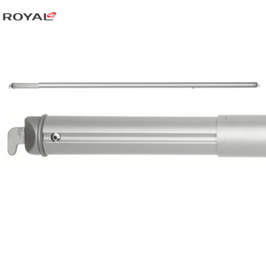 Putken- ja verhojen säädettävä poikittaispalkkiverho