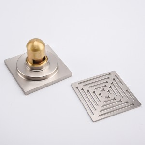 Piilotettu suihkulattiakaivojen kansi