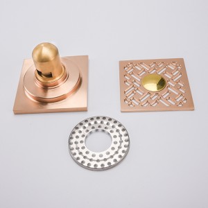 Sivupuolen neliön suihku viemäri