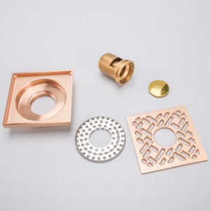 Sivupuolen neliön suihku viemäri