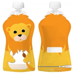 räätälöityjä muotoisia pussia nokkapussit die-leikkauksin