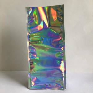 Muokattu painettu OEM-logo -laserkalvo, tasainen pohja, seisova pussi