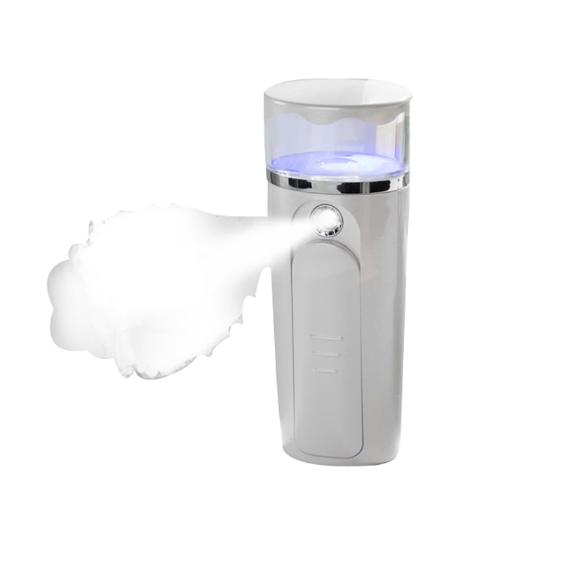 Nano Sprayer Face Steamer kasvojen kosteuspiste Mini-sumutus kosteuttava kosteuttava ladattava USB-kauneuslaite öljyn tai kuivan ihon hoitoon