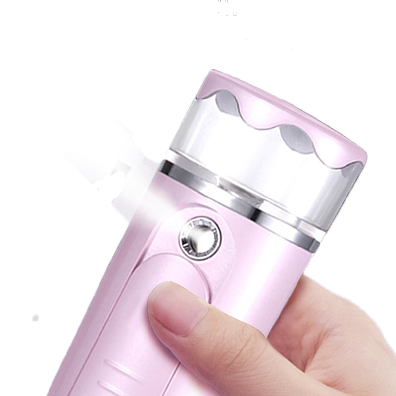 Nano Sprayer Face Steamer kasvojen kosteuspiste Mini-sumutus kosteuttava kosteuttava ladattava USB-kauneuslaite öljyn tai kuivan ihon hoitoon