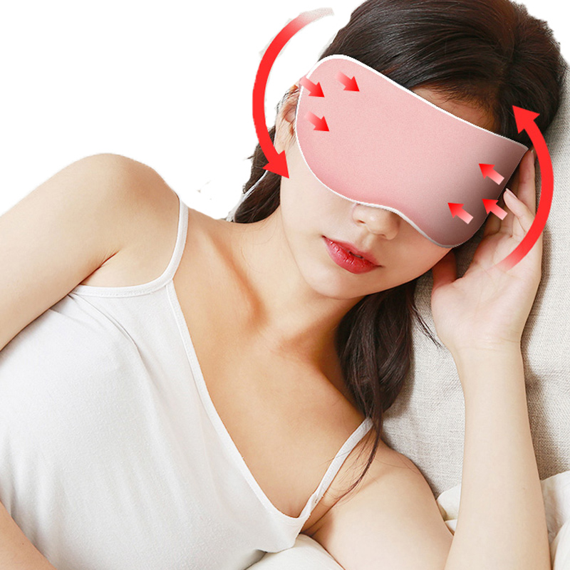 USB-höyry silmämaski, lämmitetty silmien lämmittävä unemaski, jossa on aika- ja lämpötilansäädin pörröisten silmien, tummien syklien, kuivien ja väsyneiden silmien lievittämiseksi